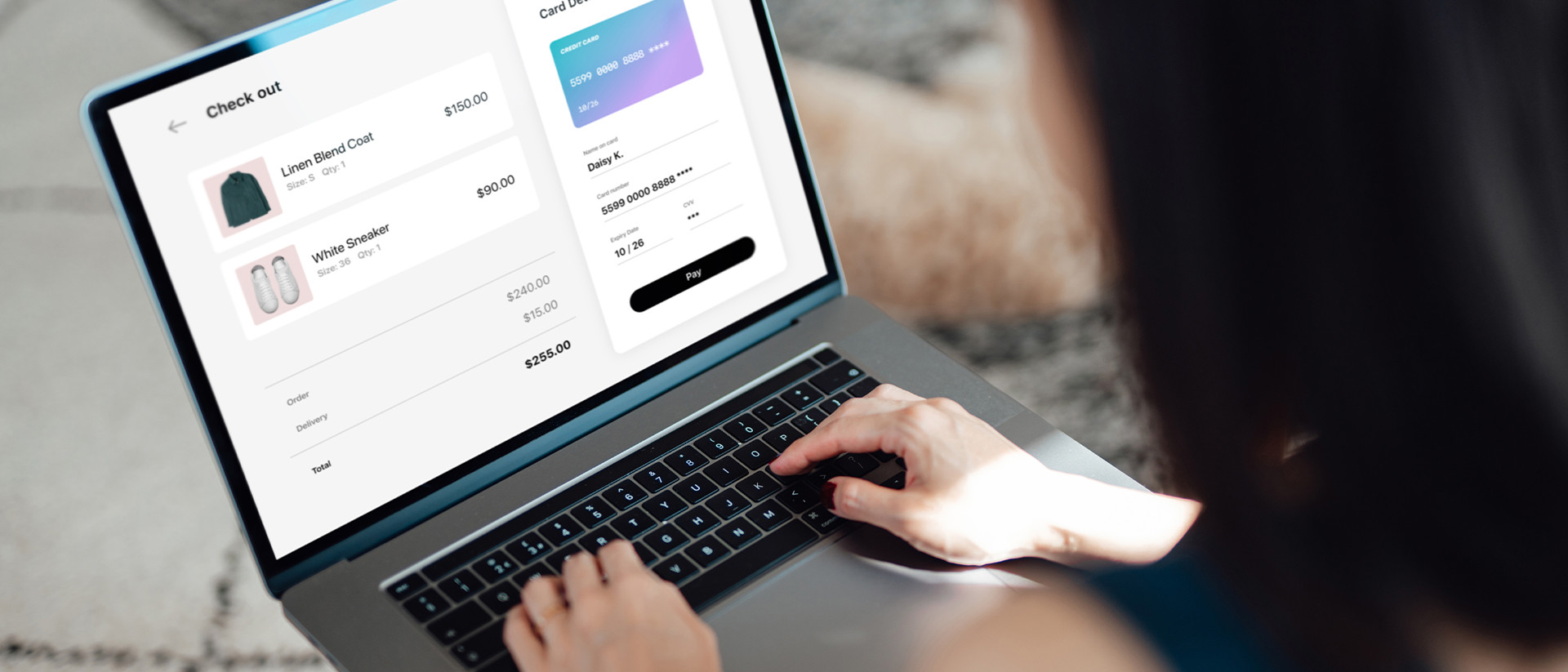 Productsup Header 3 person on a laptop